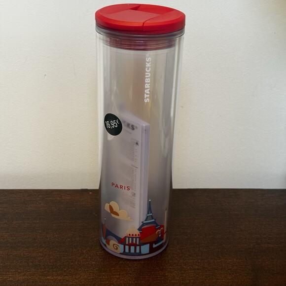 NEW Starbucks Paris France "You are Here" YAH Plastic Tumbler 16 oz 2022 NWT - Picture 12 of 15